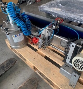 Invetmachine staalband oven Eigen bouw, grijs, bouwjaar 2015